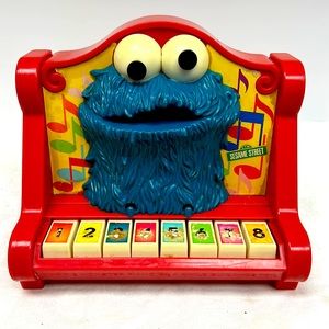 Vintage 1976 SesameStreet”CookieMonster” moving eyes child’s piano